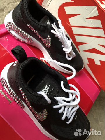 Кроссовки Nike Air со стразами, новые, размер 31 Кроссовки Nike Air со стразами, новые, размер 31