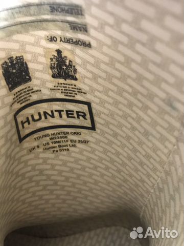 Сапоги hunter Сапоги hunter