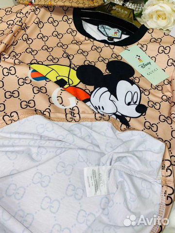 Футболка Gucci&disney, панама lux Футболка Gucci&disney, панама lux