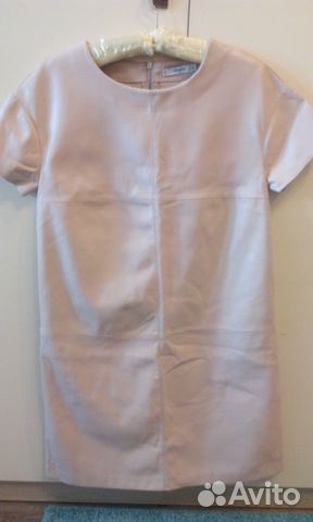 Платье из эко кожи mango Платье из эко кожи mango