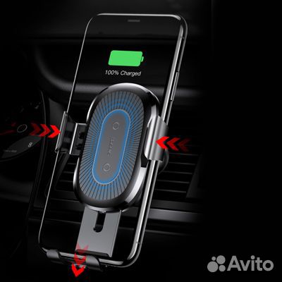 Автодержатель для телефона Wireless Gravity Red