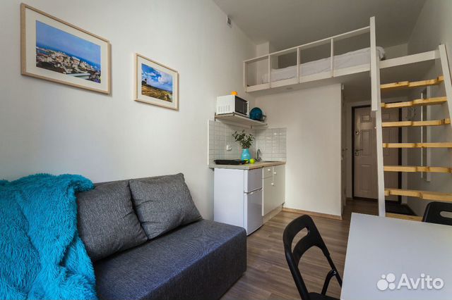 

Квартира-студия, 15 м², 2 кровати