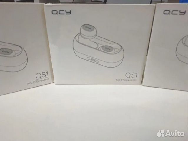 Новые Беспроводные наушники QCY QS1 белые, чёрные Новые Беспроводные наушники QCY QS1 белые, чёрные