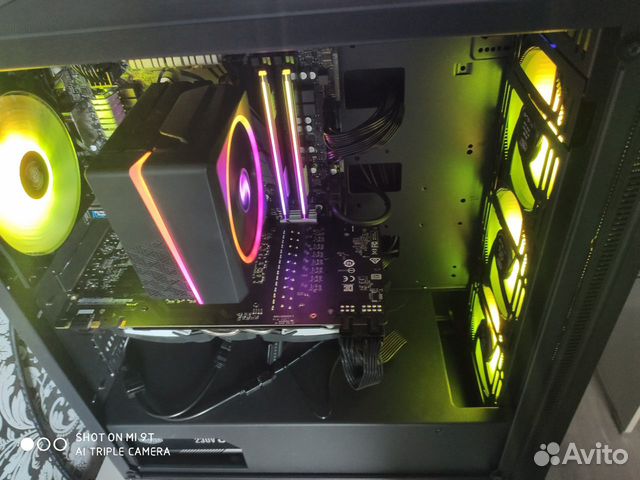Красивый Игровой Компьютер R5 2600  3200  16gb