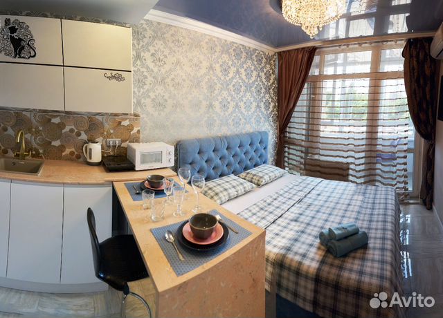 

Квартира-студия, 30 м², 1 кровать