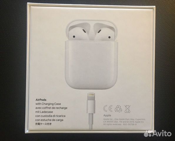 Беспроводные наушники AirPods 2 Беспроводные наушники AirPods 2