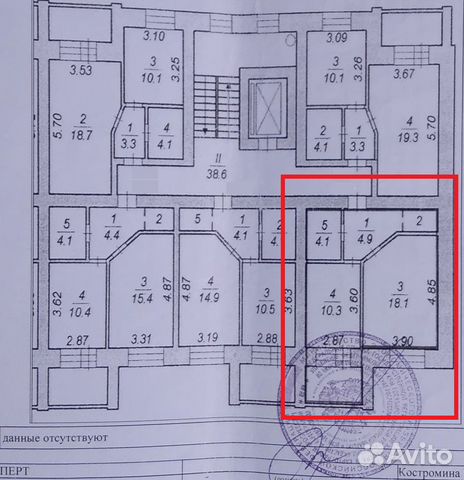 1-к квартира, 39.4 м², 8/10 эт.