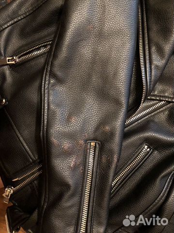 Кожаная куртка косуха Zara