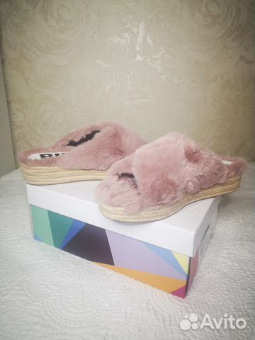 Шлепанцы меховые