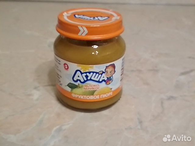 Детское пюре Агуша фруктовое
