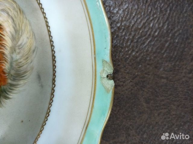 Две тарелки Бр.Корниловых с портретами Две тарелки Бр.Корниловых с портретами