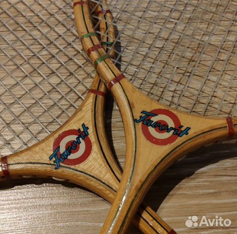 Ракетки для бадминтона Favorit (СССР 60-е)