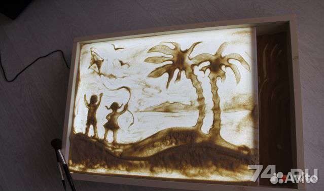 Стол для рисования песком с подсветкой