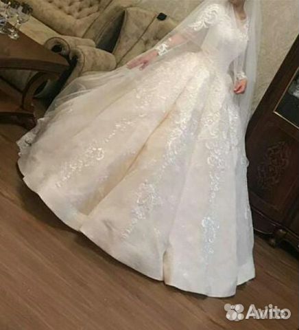 Свадебное платье кекс, пышное,потрясающе красивое