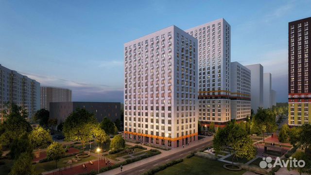 1-к квартира, 35.9 м², 22/25 эт. 1-к квартира, 35.9 м², 22/25 эт.