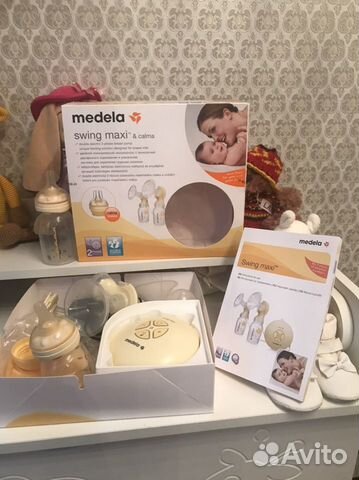 Молокоотсос электрический medela swing maxi &calma