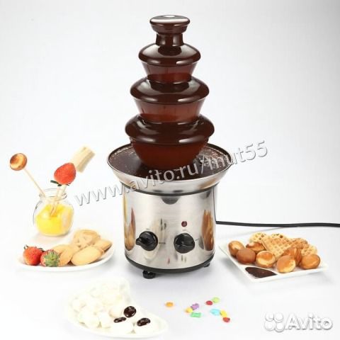  Шоколадный фонтан Chocolate Fondue Fountain 46см  89141215253 купить 2