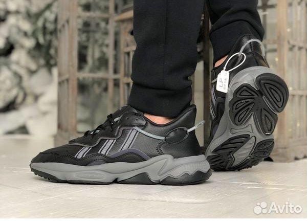 adidas ozweego leather black