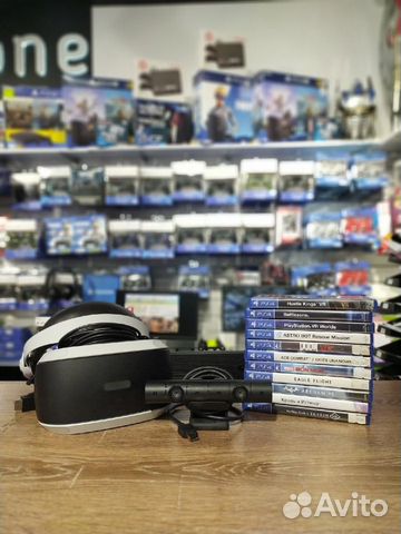 Шлем VR + камера Playstation 4 + наушники Beats