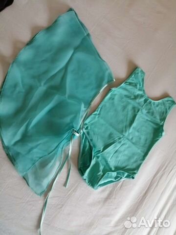 Купальник и юбочка для занятии. Гимнастический