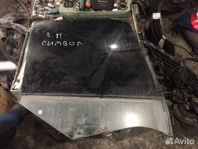 Заднее правое стекло Renault symbol 2