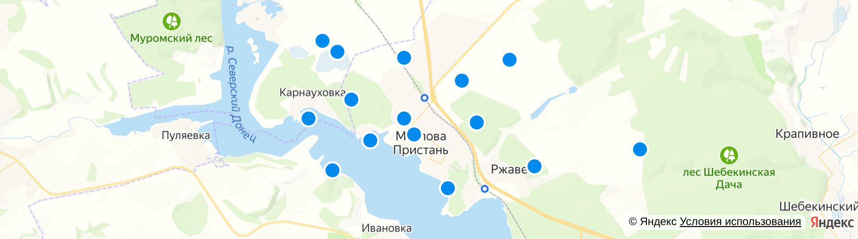 Маслова пристань белгородская карта