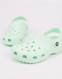 Кроксы ориг Crocs m7w9 электрик ментол