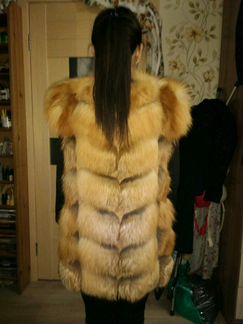 Жилет из лисы