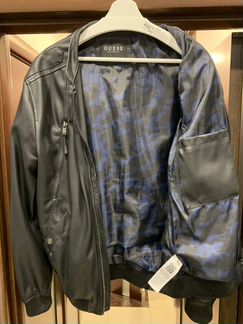 Кожаная куртка Guess