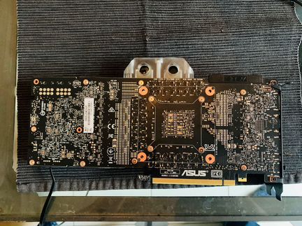 Видеокарта Аsus RTX 2080ti turbo с водоблоком Barr