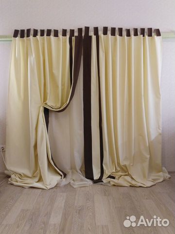 Комплект штор на петлях