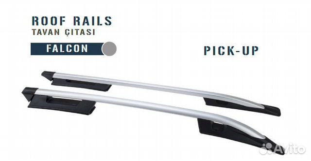 Рейлинги для mitsubishi L200 2015- серебристые