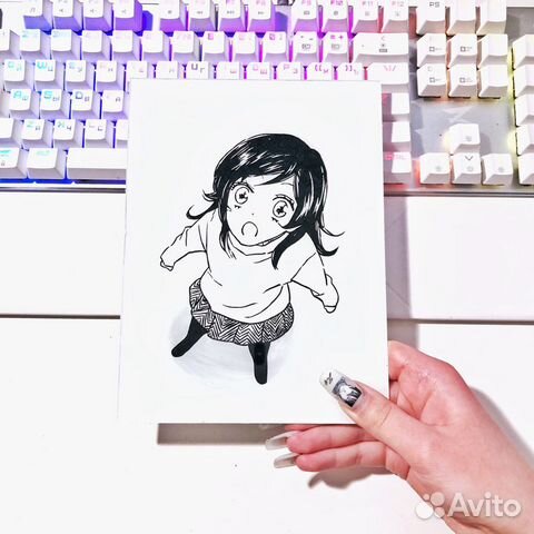 Аниме на стекле, Нанами, очень приятно бог