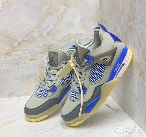 air jordan 4 military blue off white