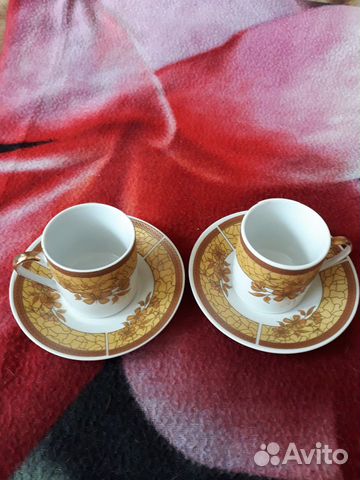 Кофейная пара. Фарфор Yamasen Gold