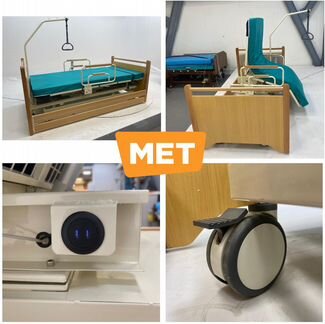 Мет Raund Up Поворотная медицинская кровать