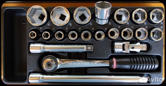Facom набор торцевых головок 10-32 новый