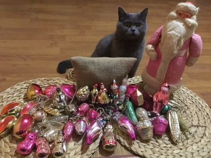 Советские елочные украшения