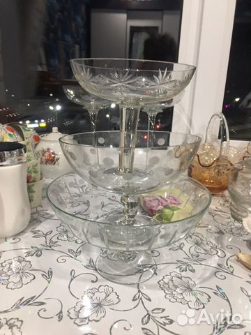 Ваза для фруктов, 3 шт