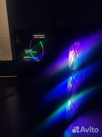 Игровой компьютер intel core i7 RX 580 на водянке