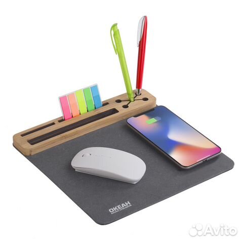 Настольная подставка с беспроводной зарядкой