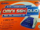 Zyxel Omni 56k DUO Usb модем факс автоответчик аон объявление продам