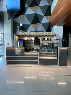 Барные стойки кофе с собой, Торговый остров в ТЦ