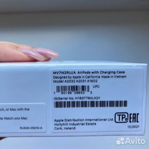 Наушники apple airpods 2