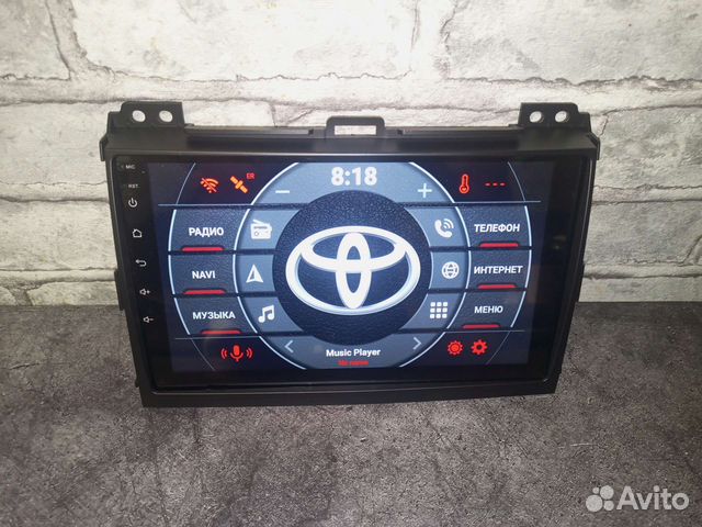 Магнитола Land cruiser prado 120 android IPS экран