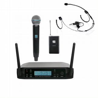 Shure glxd42 (+доп. гарнитура Shure SLX беж.цвета)