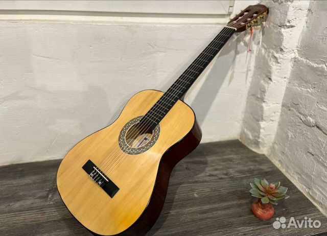 Гитара 3/4 детская с чехлом (комплект)