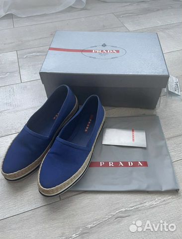 Слипоны prada