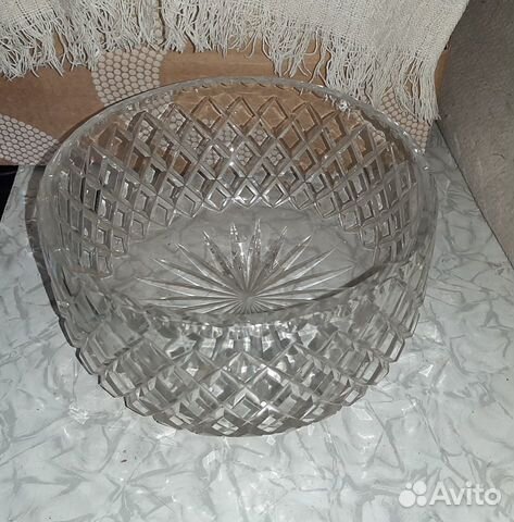 Хрустальная ваза большая