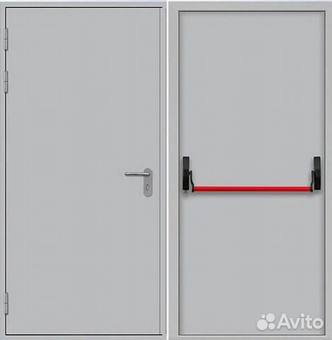 Технические двери металлические